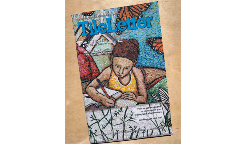 LATICRETE on Tile Letter's October Issue